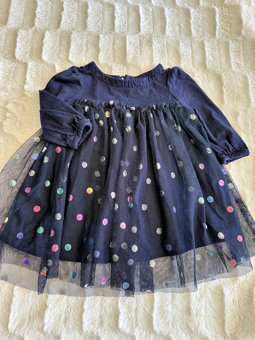 Baby Gap Polka Dot Holiday Dress 3-6 Months